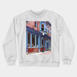 Easton PA - Street With Open Door Crewneck Sweatshirt